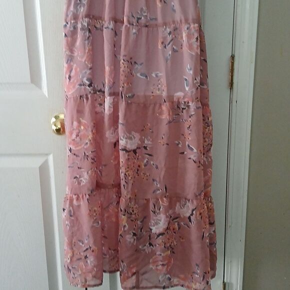 Live 4 Truth boho mauve duster kimono dress tie at waist closure Sz 1X NWOT - Picture 6 of 8